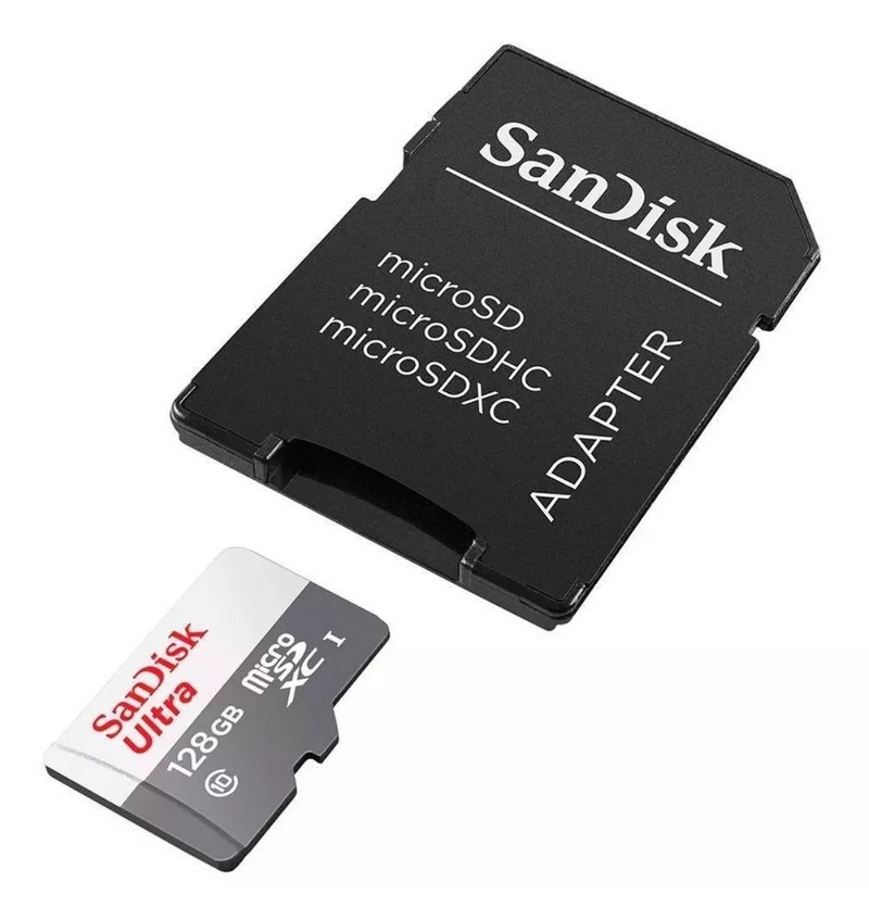 Cartão De Memória Micro Sd Sandisk 128gb Classe 10 Ultra