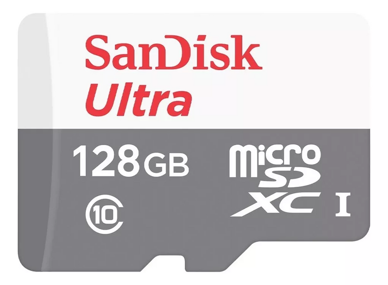 Cartão De Memória Micro Sd Sandisk 128gb Classe 10 Ultra