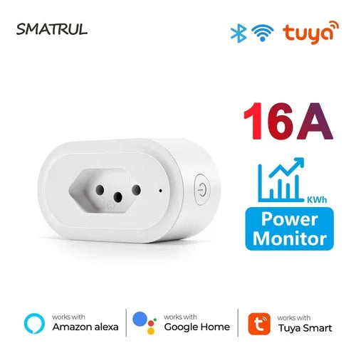 Tomada Inteligente 16a Wifi Smart App Alexa E Google Home